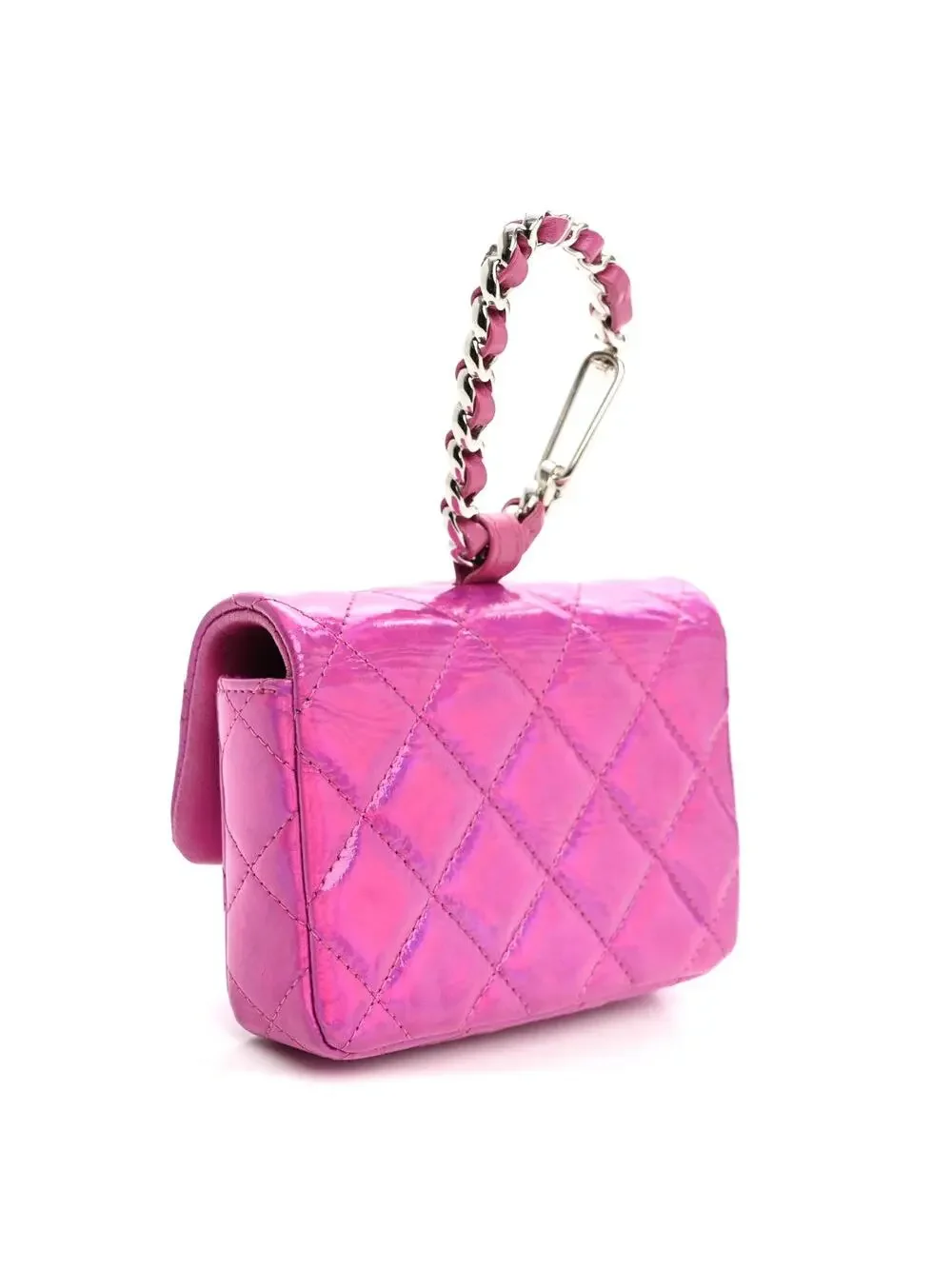 Chanel Patent Lambskin Quilted Cc Hook #339596C11B